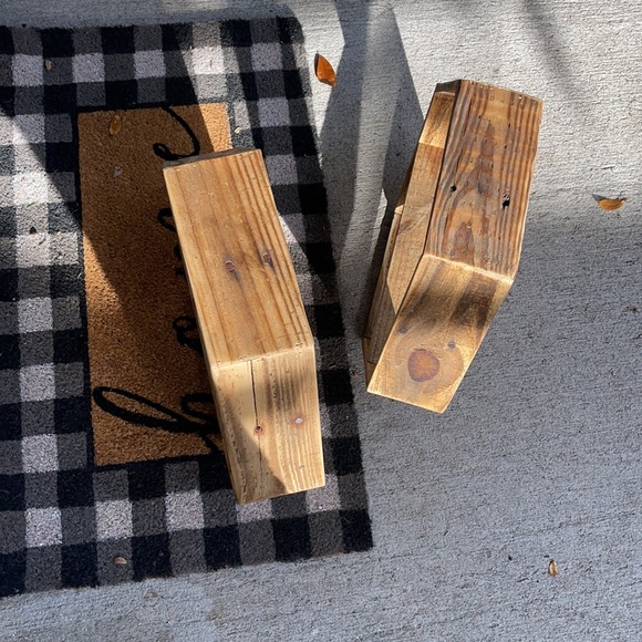 ☕️Coffee house Vibes Real Wood Rustic Shelves☕️ - Picture 13 of 16